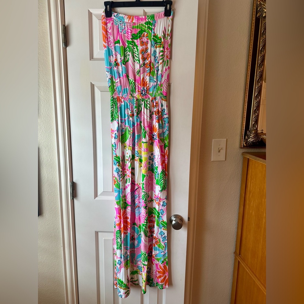 Lilly Pulitzer for Target Floral Maxi Dress - Pink, Green, Blue